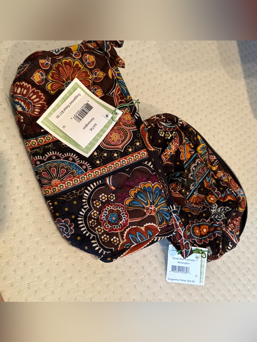 Vera Bradley “Kensington” Katie Bags - 2 pc Set